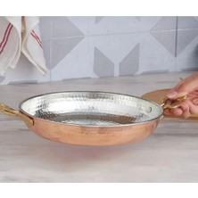 Bakır Sahan Tava 20CM Kalın Ürün