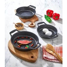 Döküm 3'lü Granit Lüks Sahan