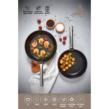 Dark Tava Yanmaz Yapışmaz Titanyum Kaplama - 26 cm