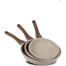 Granit Tava Seti Krem