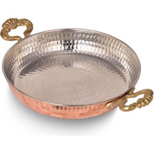 Bakır Tava Darbeli 28CM