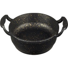 Döküm Sahan Tekli Kapaksız 22CM Black Gold