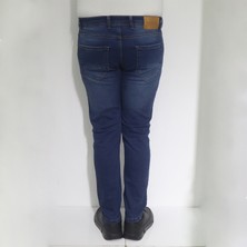 Hacker Fistan Store Erkek Lacivert Normal Bel Rahat Kesim Dar Paça Jean Pantolon