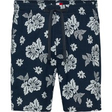 Tommy Hılfıger Tjm Slub Aop Beach Short Ext Şort