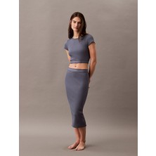 Calvın Kleın Rıb Crop Tee T-Shirt