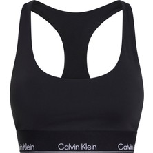 Calvin Klein Calvın Kleın Wo - Kadın Spor Sütyeni Siyah Düşük Destekli Nefes Alabilir Kumaş ile Şık Tasarım