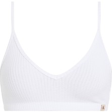 Calvın Kleın Waffle Texture Bralette Top Spor Sütyeni