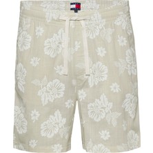 Tommy Hılfıger Tjm Slub Aop Beach Short Ext Şort