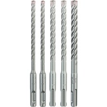 - Sds Plus-5x Serisi Kırıcı  Matkap Ucu 5 Parça Set (6,6,8,8,10 x 160 Mm)