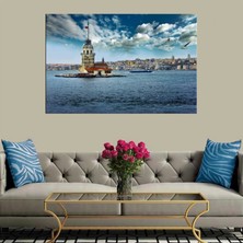 Marsilyan- Dekoratif Baskı Istanbul Kız Kulesi Kanvas Tablo