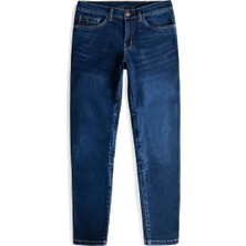 Knox Kirkstone Korumalı Denim Motosiklet Pantolonu (Kısa Bacak) Mavi