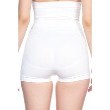 Beyaz Mı Emay 2047 Yüksek Bel Boxer Korse