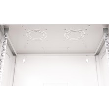 Lande - 9u 19" Cam Kapaklı Duvar Tipi Rack Kabinet – Genişlik: 544 mm | Derinlik: 400 mm – Açık Gri (Demonte)