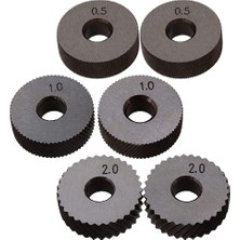 Guiwuu Çift Tekerlek Tırtıl Aracı Kiti 7 Adet 0.5mm 1mm 2mm Tekerlek Lineer Pitch Tırtıl Seti Çelik Torna Kesici Tekerlek Tırtıl Aracı Seti (Yurt Dışından)