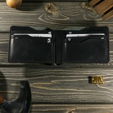 El Yapımı Hakiki Deri Erkek Cüzdan – Kişiye Özel Isimli, Hediye Paketi