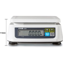 CAS Sw Iı Dijital Hassas Terazi Hassasiyet: 1/2 Gr. Max: 6kg.(Onaylı)