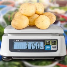 CAS Sw Iı Dijital Hassas Terazi Hassasiyet: 1/2 Gr. Max: 6kg.(Onaylı)