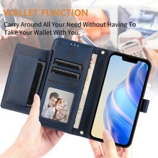 Infınıx Note 50 Pro Plus 5g Için Flip Kılıf Koruma Yumuşak Pu Deri Fermuarlı Cüzdan Kılıfı Kart Tutucu ile (Yurt Dışından)