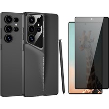 Vendas Samsung Galaxy S25 Ultra Kılıf Ultra İnce Kamera Korumalı Sert Rubber Zore Procase Kapak + Hayalet Cam Ekran Koruyucu