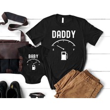 Baba Oğul Yakıt Göstergesi Zıbın Tshirt (Tek Ürün Fiyatıdır Kombin Yapmak Için 2 Adet Sepete Ekleyin