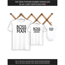 Boss Man Boss Mini Baba Oğul Kız(Tek Ürün Fiyatıdır Kombin Yapmak Için En Az 2 Adet Sepete Ekleyiniz