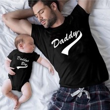 Daddy Daddys Boy Baba Oğul Kız Tshirt(Tek Ürün Fiyatıdır Kombin Yapmak Için 2 Adet Sepete Ekleyiniz)