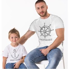 Captain First Mate Baba Oğul Zıbın Tshirt (Tek Ürün Fiyatıdır Kombin Yapmak Için 2 Adet Sepete Ekley