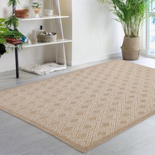 Avanos Modern Sisal Jüt Toz Vermez Balkon Bahçe Mutfak Dokuma Halı Kilim 07076A
