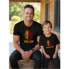 Sarı Kırmızı Aslan Parçası Baba Oğul Kız Tek Ürün Fiyatıdır Kombin Yapmak Için En Az 2ADET Sepete Ek