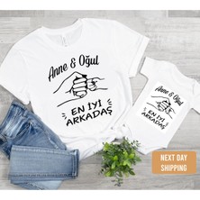 Anne Oğul En Iyi Arkadaş Zıbın (Tek Ürün Fiyatıdır Kombin Yapmak Için 2 Adet Sepete Ekleyiniz)