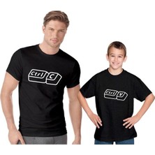 Baba Oğul Kız Ctrl+C Ctrl+V Tişört (Tek Ürün Fiyatıdır Kombin Yapmak Için 2 Adet Sepete Ekleyiniz)