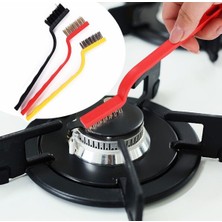 3 Parça Tel Fırça Detaylı Temizlik Seti