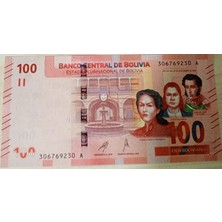 Koleksiyon Bolivia 100 Bolivianos Çil