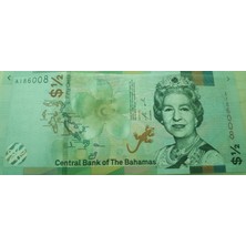 Koleksiyon Bahamas 1/2 Dollar Çil