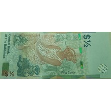 Koleksiyon Bahamas 1/2 Dollar Çil