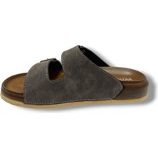 Witta 55203-25 Deri Çift Bant Anatomik Terlik 36-40