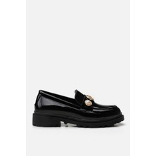 Yaya By Hotiç Siyah Kadın Loafer