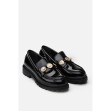 Yaya By Hotiç Siyah Kadın Loafer