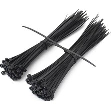 Zenith Kablo Bağı & Plastik Kelepçe & Cırt Kelepçe 4,8X300 mm Siyah 100 Adet