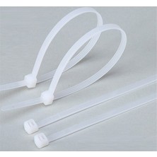 Zenith Kablo Bağı & Plastik Kelepçe & Cırt Kelepçe 2,5X100 mm Beyaz 100 Adet
