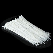 Zenith Kablo Bağı & Plastik Kelepçe & Cırt Kelepçe 2,5X100 mm Beyaz 100 Adet