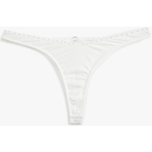 Koton Bridal Arkası Pencere Detaylı Taş Detaylı String Külot