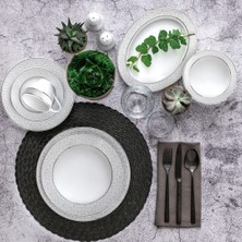 Güral Porselen Tolstoy 5105 84 Parça Yemek Takımı
