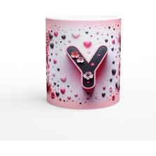 Y Harfi Göz Alıcı Tasarımlı Kupa Bardak