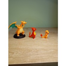 STARLAB3DSTUDIOS Pokemon 3'lü Set (Charizard, Charmeleon, Charmender)