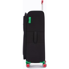 Benetton Büyük Boy Kumaş Valiz Siyah Bnt2800