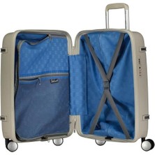 Pierre Cardin Kabin Boy %100 Polipropilen Valiz Gri 04PC7070