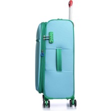 Benetton Orta Boy Kumaş Valiz Aqua Bnt2100