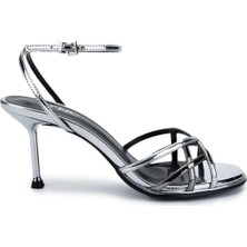 Tamer Tanca Kadın Hakiki Deri Lame Topuklu Ayakkabı 1135 1005 Bn Ayk Y25 Lame