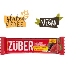Züber Çilekli Ve Kakaolu Doğal Meyve Tatlısı  40 gr